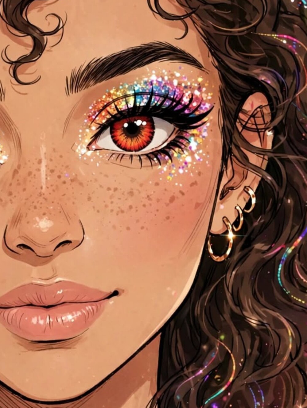 Red Vampire Color Eye Wear Lenses - Costume Enhancements